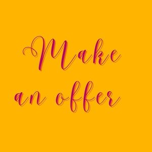 Don’t be shy. Offers are awesome!